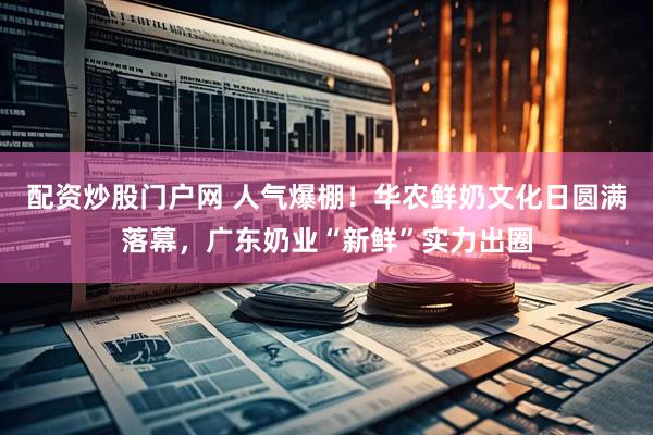 配资炒股门户网 人气爆棚！华农鲜奶文化日圆满落幕，广东奶业“新鲜”实力出圈